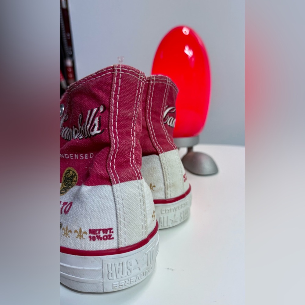Unique and creative, the Converse X Andy Warhol Colaboration. Worn3x Mens 7 US❤️ - Picture 14 of 16